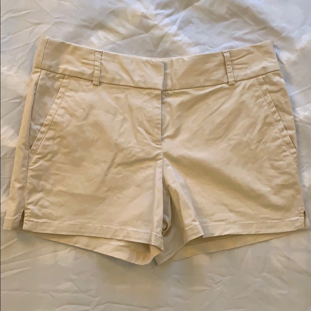 Ann Taylor Loft Khaki Riviera Summer Shorts